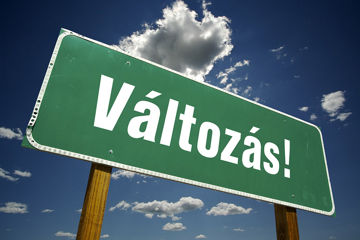 Változás!