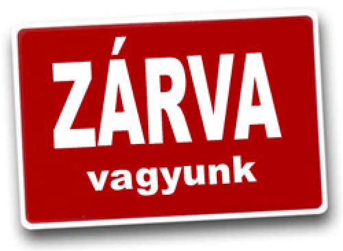 Zárva vagyunk