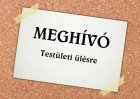 Képviselő-testületi ülést tartunk