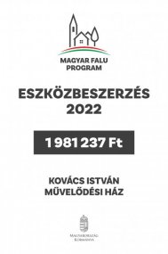 Eszközbeszerzés 2022