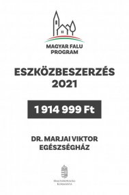 Eszközbeszerzés 2021