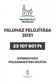 Faluház felújítása 2021