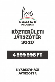 Közterületi játszótér 2020
