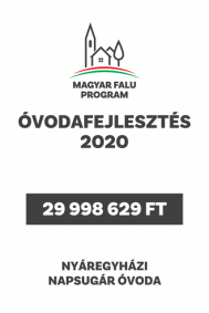 Óvodafejlesztés 2020